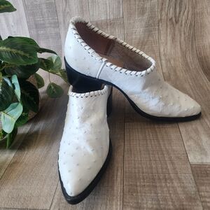 Larry Mahan Vintage Handmade Ostrich Booties NWOT Size 9.5